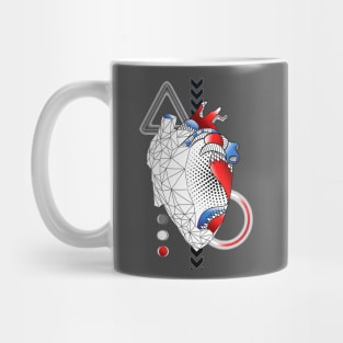 Abstract Heart Mug